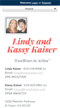 Mobile Screenshot of lindyandkassy.com